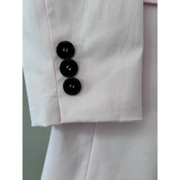 Bogner Pink Pantsuit Women's Sz 4 Cotton Blend Blazer Set Preppy Designer Luxury - Picture 10 of 16